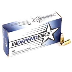 Independence Ammunition 9mm Luger 115 Grain Full Metal Jacket Box of 50