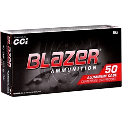 CCI Blazer Ammunition 40 S&W 165 Grain Total Metal Jacket Box of 50