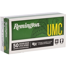 Remington UMC Ammunition 9mm Luger 147 Grain Full Metal Jacket Box of 50