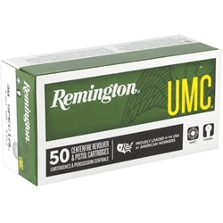 Remington UMC Handgun Ammunition 38 Special 130 Grain Full Metal Jacket Box of 50 Rounds