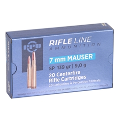 Prvi Partizan Ammunition 7x57mm Mauser (7mm Mauser) 139 Grain Soft Point Box of 20