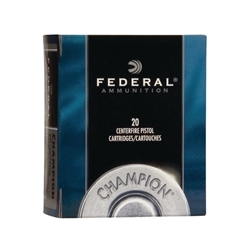 Federal Champion Handgun Ammunition 32 S&W Long 98 Grain Lead Wadcutter Box of 20 Rounds