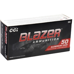 CCI Blazer Handgun Ammunition 38 Special +P 158 Grain Total Metal Jacket Box of 50 Rounds