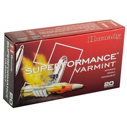 Hornady Varmint Express Rifle Ammunition 204 Ruger 32 Grain V-Max Box of 20 Rounds