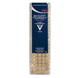 CCI Mini-Mag Target Rimfire Ammunition 22 Short 29 Grain Lead Round Nose Box of 100 Rounds