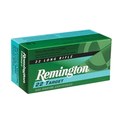 Remington Target Rimfire Ammunition 22 Long Rifle 40 Grain Lead Round Nose