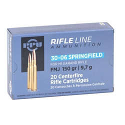 Prvi Partizan Rifle Ammunition 30-06 Springfield 150 Grain Full Metal Jacket Box of 20 Rounds