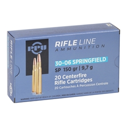 Prvi Partizan Ammunition 30-06 Springfield 150 Grain Soft Point Box of 20