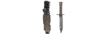 Mako M9 Bayonet with Sheath Serrated Green