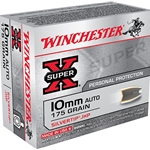 Winchester Super-X Handgun Ammunition 10mm Auto 175 Grain Silvertip Hollow Point Box of 20 Rounds