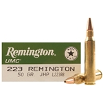 Remington UMC Ammunition 223 Remington 50 Grain Jacketed Hollow Point Box of 20