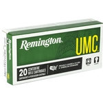 Remington UMC Ammunition 223 Remington 62 Grain Closed Tip Flat Base Box of 20