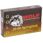 Wolf Gold Ammunition 30-06 Springfield 180 Grain Soft Point Box of 20