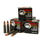 Wolf Ammunition 7.62x39mm Russian 122 Grain Jacketed Hollow Point Box of 20