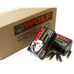 Wolf Ammunition 30 Carbine 110 Grain Copper Jacketed Steel Case Berdan Primed Case of 1000 (20 Boxes of 50)