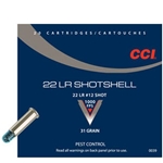 CCI Ammunition 22 Long Rifle 31 Grain #12 Shot Shotshell Box of 20