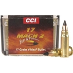 CCI Rimfire Ammunition 17 Hornady Mach 2 (HM2) 17 Grain Hornady V-Max Box of 50 Rounds