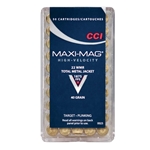 CCI Maxi-Mag Ammunition 22 Winchester Magnum Rimfire (WMR) 40 Grain Total Metal Jacket Box of 50