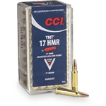 CCI Ammunition 17 Hornady Magnum Rimfire (HMR) 17 Grain Speer TNT Jacketed Hollow Point Box of 50