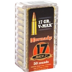 Hornady Varmint Express Ammunition 17 Hornady Mach 2 (HM2) 17 Grain V-Max Box of 50