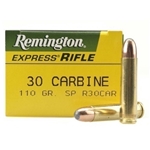 Remington Express Ammunition 30 Carbine 110 Grain Soft Point Box of 50