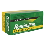 Remington Rimfire Ammunition 22 Long Rifle 40 Grain High Velocity Plated Lead Round Nose Box of 50