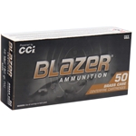 CCI Blazer Brass Ammunition 40 S&W 180 Grain Full Metal Jacket Box of 50