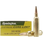 Remington Express Ammunition 300 Winchester Short Magnum (WSM) 150 Grain Core-Lokt Pointed Soft Point Box of 20
