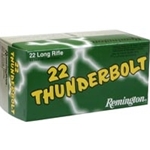 Remington Thunderbolt Ammunition 22 Long Rifle 40 Grain Lead Round Nose Case of 5000