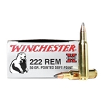 Winchester Super-X Ammunition 222 Remington 50 Grain Pointed Soft Point Box of 20