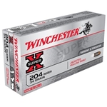 Winchester Super-X Ammunition 204 Ruger 34 Grain Jacketed Hollow Point Box of 20