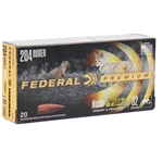 Federal Premium V-Shok Ammunition 204 Ruger 32 Grain Nosler Ballistic Tip Box of 20