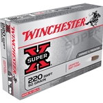 Winchester Super-X Ammunition 220 Swift 50 Grain Pointed Soft Point Box of 20