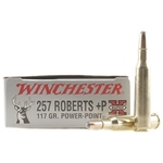 Winchester Super-X Ammunition 257 Roberts +P 117 Grain Power-Point Box of 20