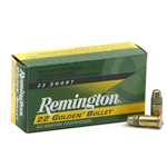Remington High Velocity Ammunition 22 Short 29 Grain Plated Lead Round Nose Box of 50