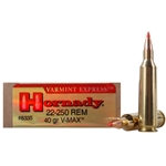 Hornady Varmint Express Ammunition 22-250 Remington 40 Grain V-Max Box of 20