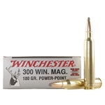 Winchester Super-X Ammunition 300 Winchester Magnum 180 Grain Power-Point Box of 20