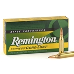 Remington Express Ammunition 7x57mm Mauser (7mm Mauser) 140 Grain Core-Lokt Pointed Soft Point Case of 500 (25 Boxes of 20)