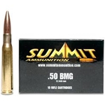 Summit Ammunition 50 BMG Ball 649 Grain Full Metal Jacket Box of 10