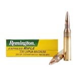 Remington Express Ammunition 338 Lapua Magnum 250 Grain Scenar Match Case of 100 (5 Boxes of 20)