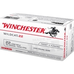 Winchester Wildcat Ammunition 22 Long Rifle 40 Grain Lead Round Nose Box of 50