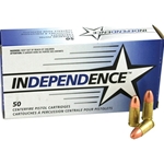 Independence Ammunition 357 Magnum 158 Grain Jacketed Soft Point Box of 50