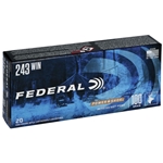 Federal Power-Shok Ammunition 243 Winchester 100 Grain Speer Hot-Cor Soft Point Box of 20