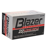 CCI Blazer Ammunition 22 Long Rifle 40 Grain Lead Round Nose Box of 50