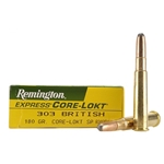 Remington Express Ammunition 303 British 180 Grain Core-Lokt Soft Point Box of 20