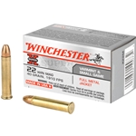Winchester Super-X Ammunition 22 Winchester Magnum Rimfire (WMR) 40 Grain Full Metal Jacket Box of 50