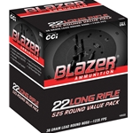 CCI Blazer Rimfire Ammunition 22 Long Rifle 40 Grain Lead Round Nose Bulk 525 Rounds