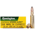 Remington Marlin Express Ammunition 308 Winchester 150 Grain Core-Lokt Pointed Soft Point Box of 20