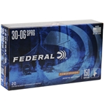 Federal Power-Shok Rifle Ammunition 30-06 Springfield 150 Grain Soft Point Box of 20 Rounds