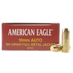 Federal American Eagle Handgun Ammunition 10mm Auto 180 Grain Full Metal Jacket Box of 50 Rounds